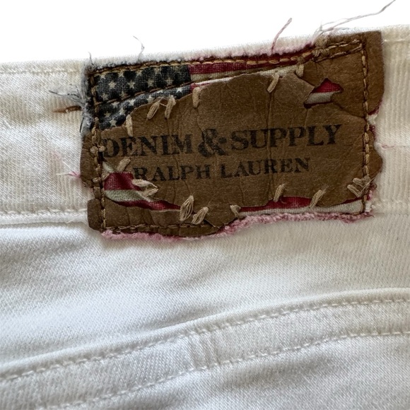 Ralph Lauren Denim & Supply Morgan Crop Skinny Jeans White Size 27 - Picture 6 of 14